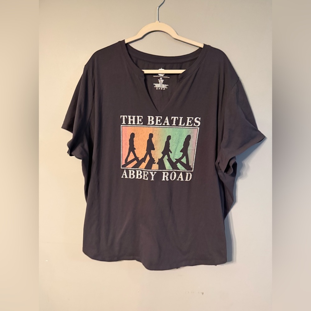 The Beatles Dark Gray Cotton Tee